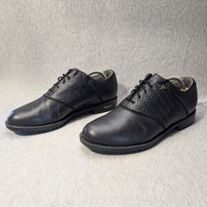 Adidas Z-Traxion Golf Shoes Men's 11.5 Black Soft Spikes Lace Up Adiprene